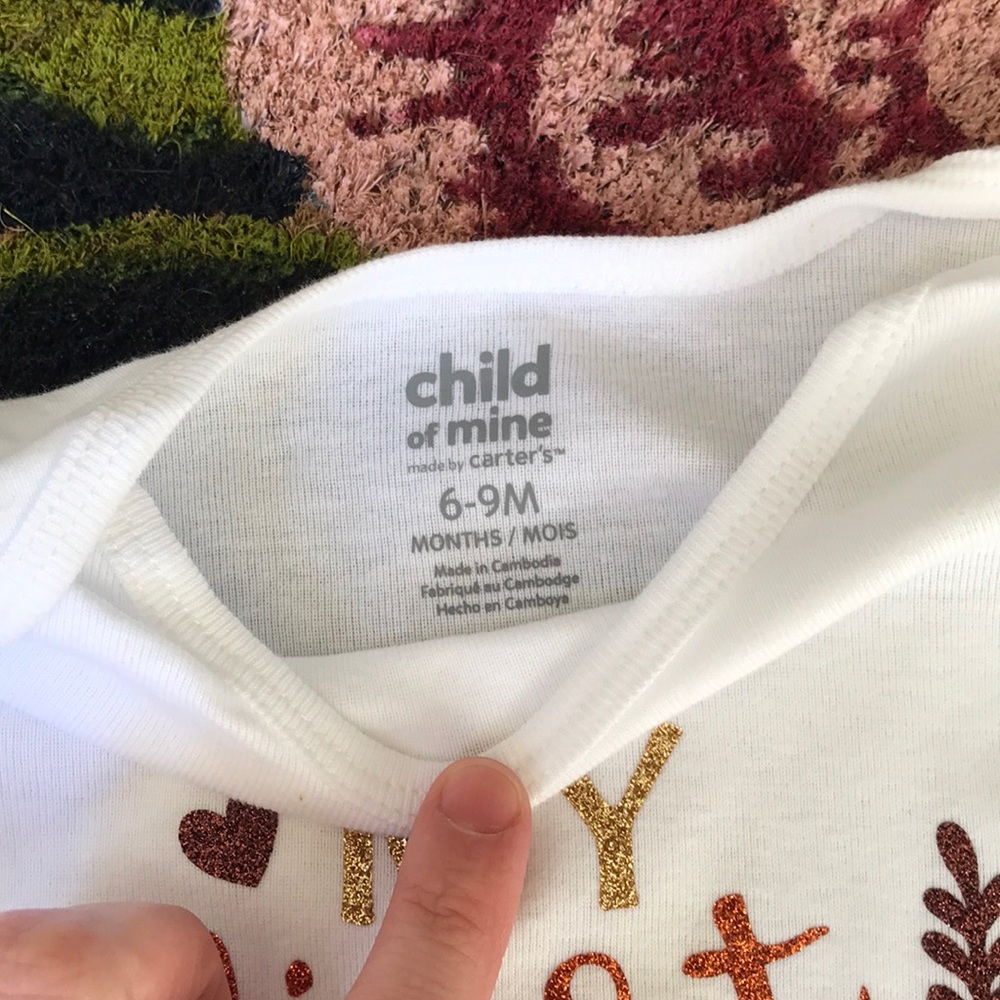 First thanksgiving onesie - girls size 3-6 months - Picture 3 of 4